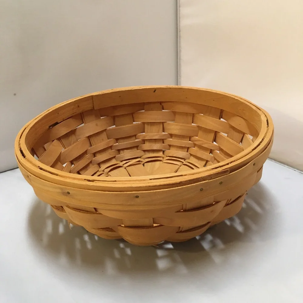 Woven Wood Basket Home Decor‎ 9.5
